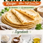 Flat gluten-free tortillas made with simple ingredients, ultra-soft and delicious.