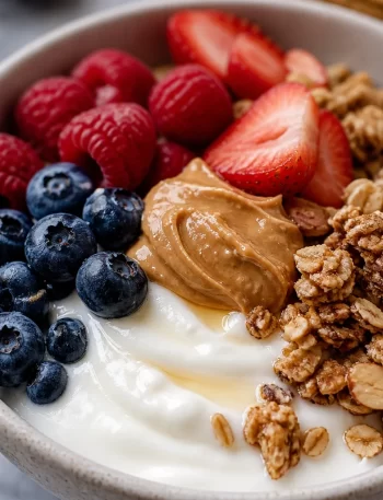 A colorful display of high-protein meals for a balanced diet plan.