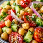 Healthy Mediterranean Diet plate featuring fruits, vegetables, whole grains, and olive oil.