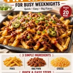 One-Pan Loaded BBQ Fry Nachos for quick weeknight meals
