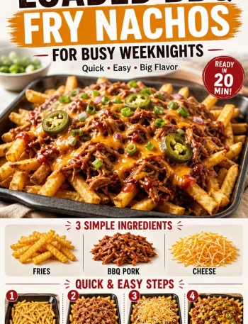 One-Pan Loaded BBQ Fry Nachos for quick weeknight meals