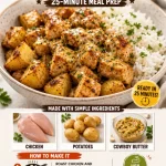 One-Pan Cowboy Butter Chicken Bowls for a quick meal prep solution