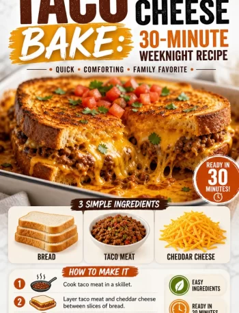 One-Pan Taco Grilled Cheese Bake for a quick weeknight meal