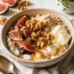 Protein Fig Walnut Bowl for a delicious and healthy weeknight meal