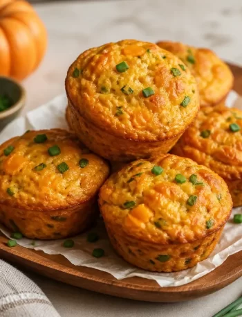 Savory pumpkin breakfast muffins ready for meal prep and a healthy start