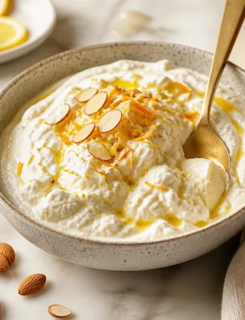 High-Protein Almond Citrus Cloud prepared in 5 minutes