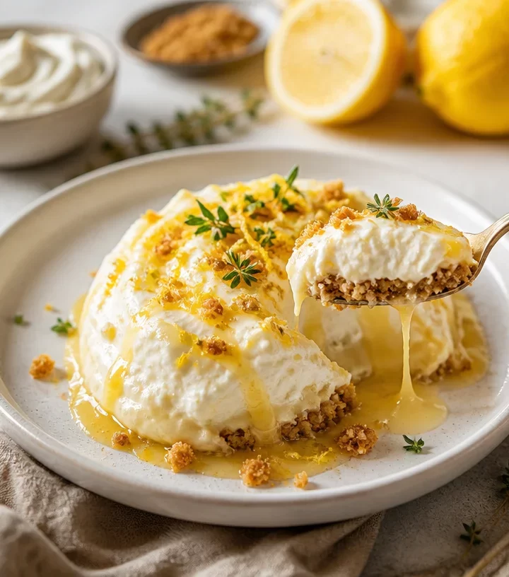 High-Protein Deconstructed Lemon Tart for easy weeknight dessert