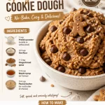 Protein Gingerbread Cookie Dough no-bake recipe for healthy holiday snacks