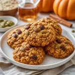 Delicious Minute Maple Pumpkin Breakfast Cookies for busy mornings