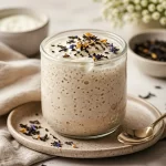 Protein Earl Grey Silk Pots, a no-bake, healthy 4-ingredient snack