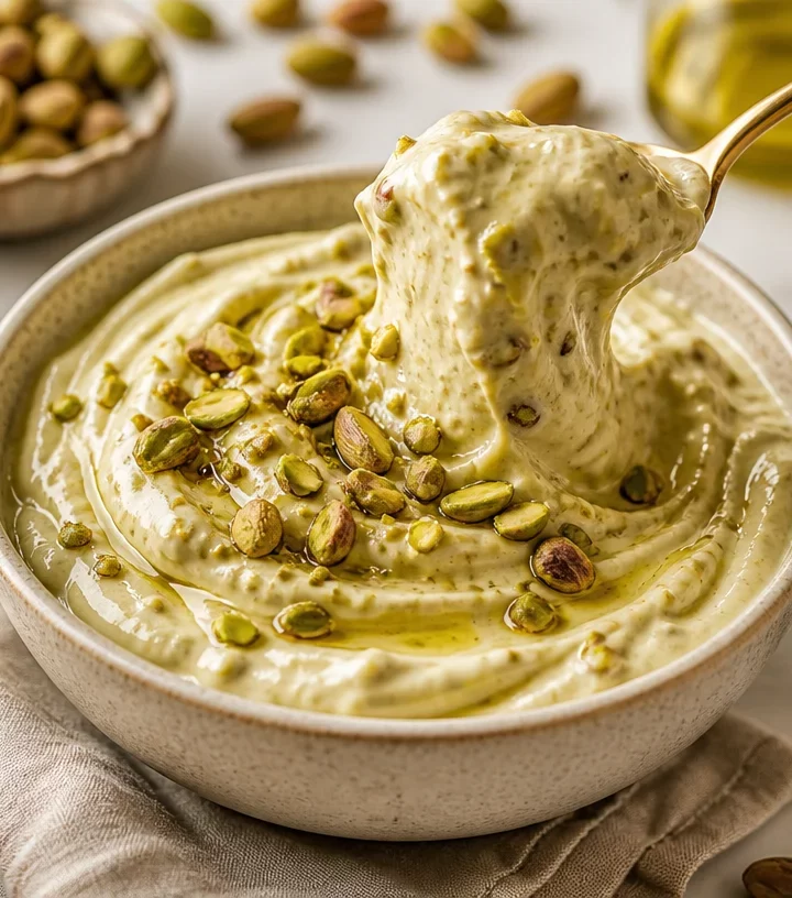 Protein Pistachio Cream with Olive Oil - a healthy and tasty protein spread